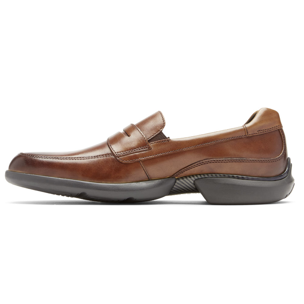 Mocasines Rockport Hombre Mexico - Total Motion Advance Penny Marrom - KSBHF9375